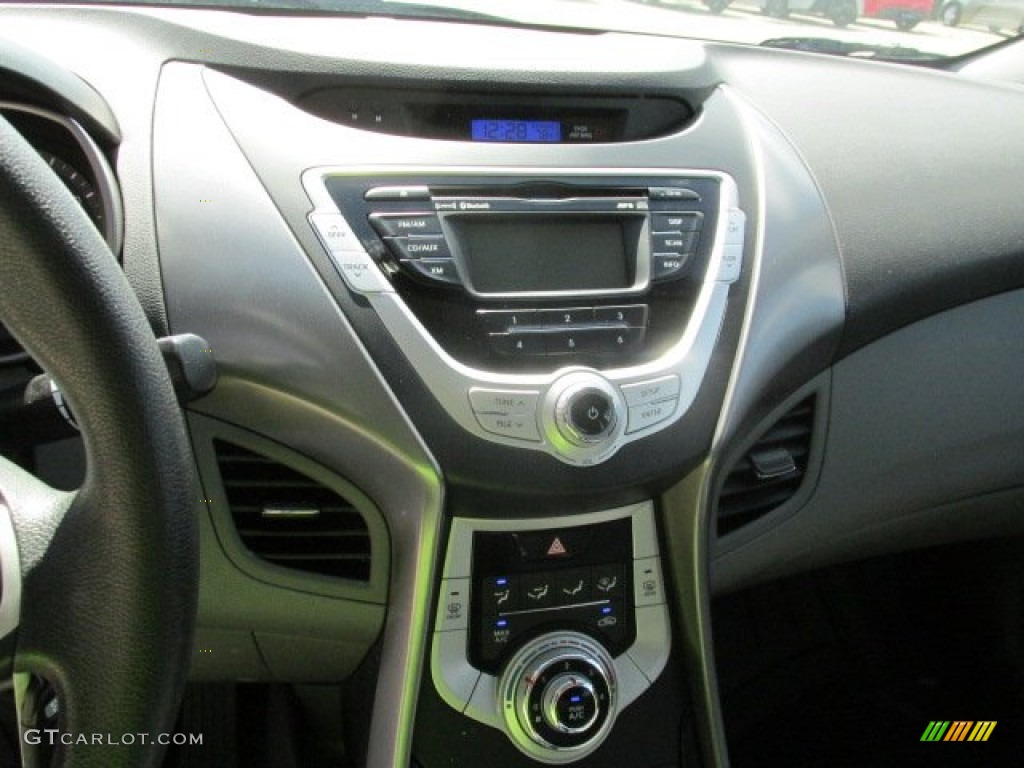 2012 Elantra GLS - Shimmering Silver / Gray photo #12