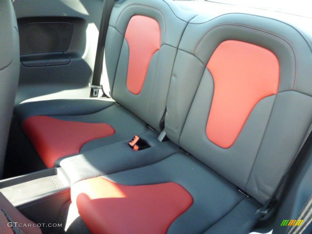 Magma Red Interior 2014 Audi TT S 2.0T quattro Coupe Photo #85334330