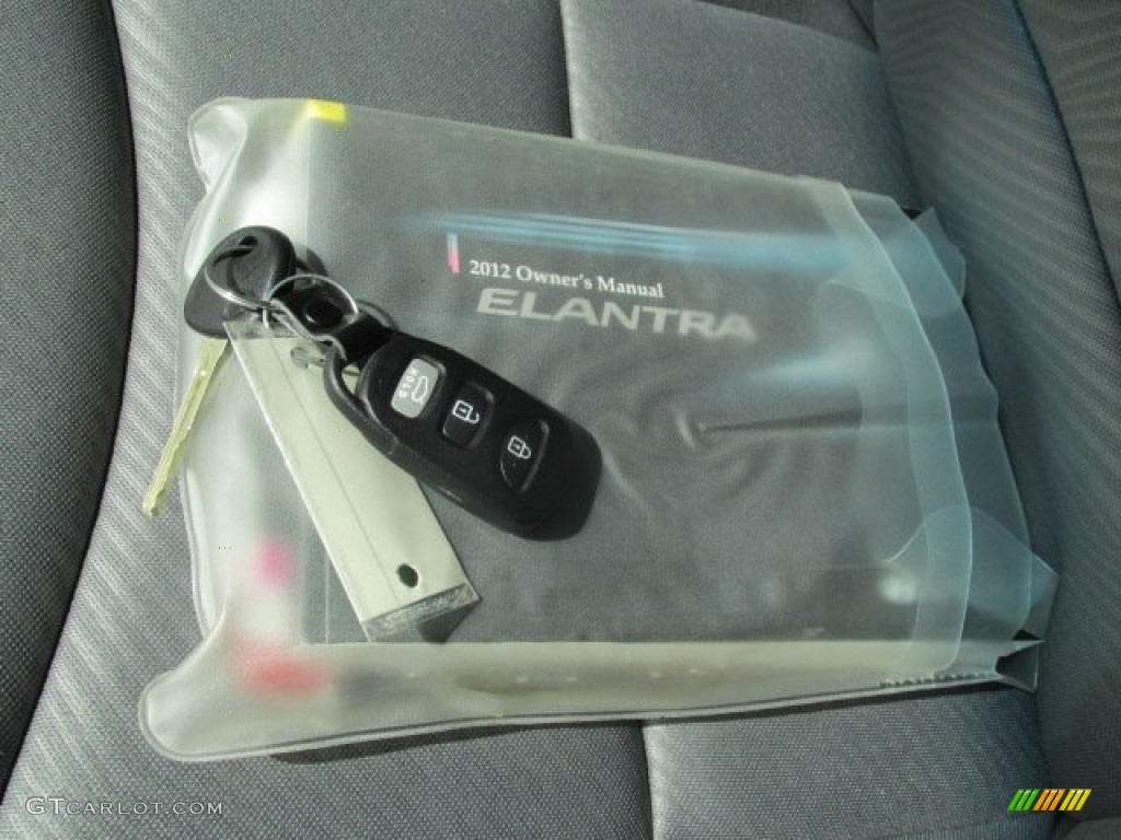 2012 Elantra GLS - Shimmering Silver / Gray photo #18