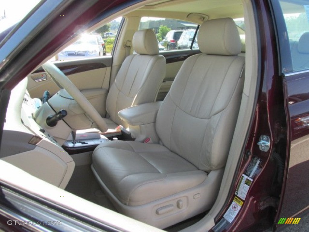 2008 Avalon XLS - Cassis Red Pearl / Ivory Beige photo #14