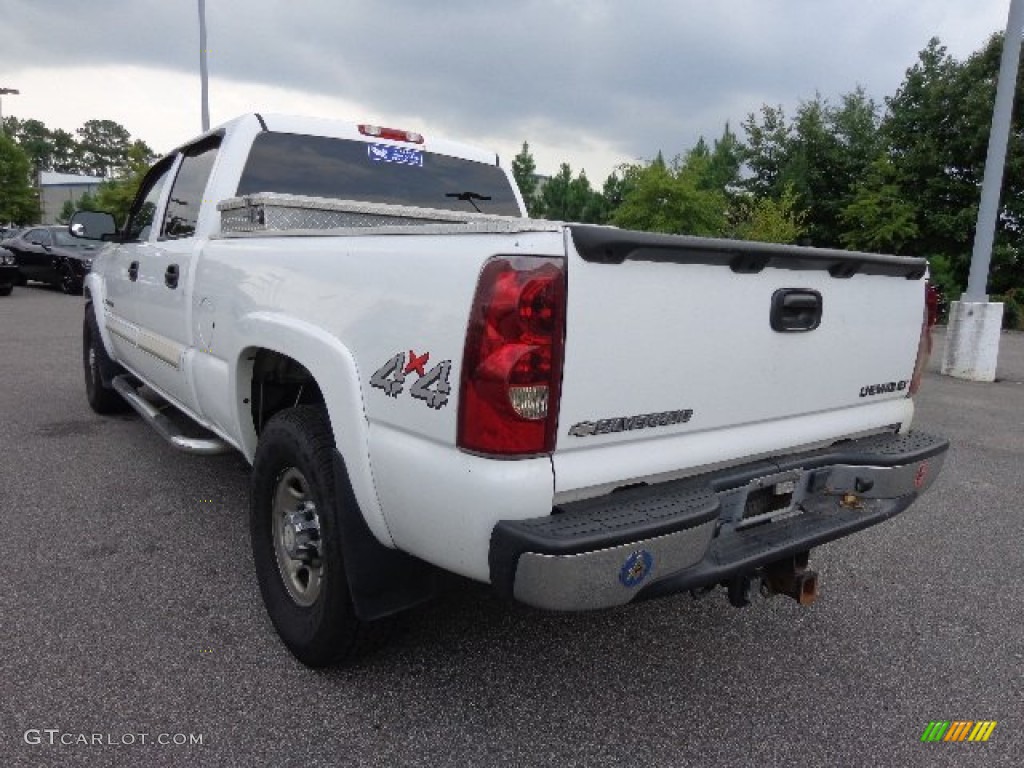 2003 Silverado 1500 LS Crew Cab 4x4 - Summit White / Dark Charcoal photo #10