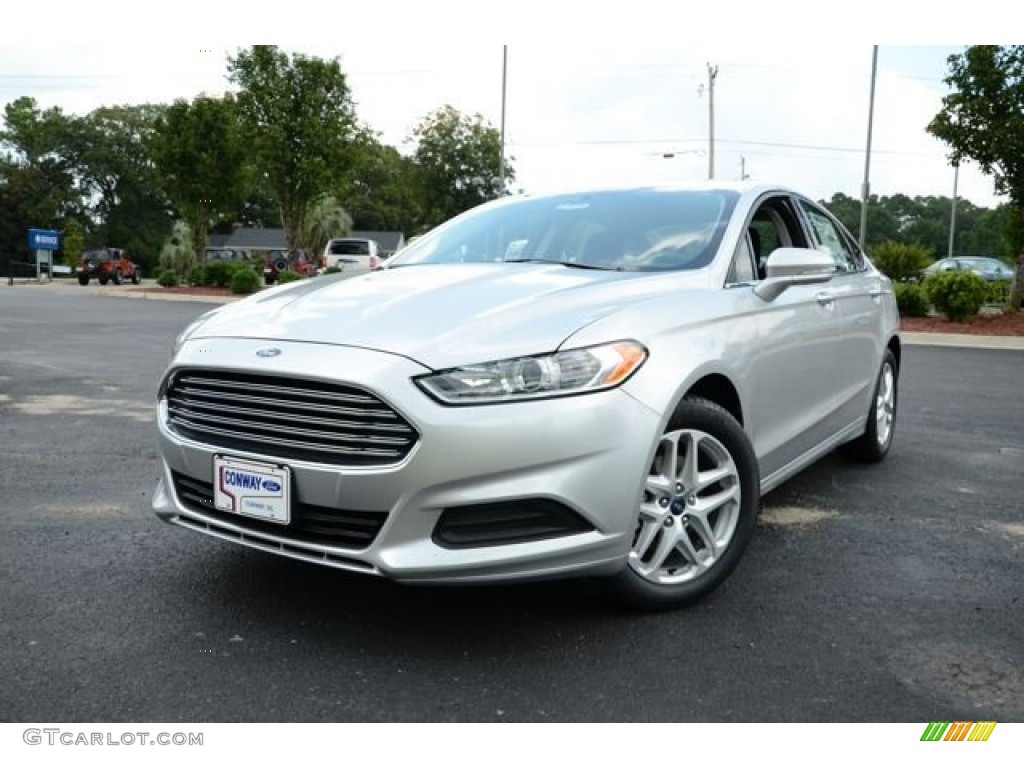 2014 Fusion SE - Ingot Silver / Charcoal Black photo #1