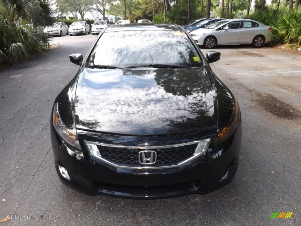 2009 Accord EX Coupe - Crystal Black Pearl / Black photo #2