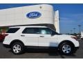 2014 Oxford White Ford Explorer FWD  photo #2