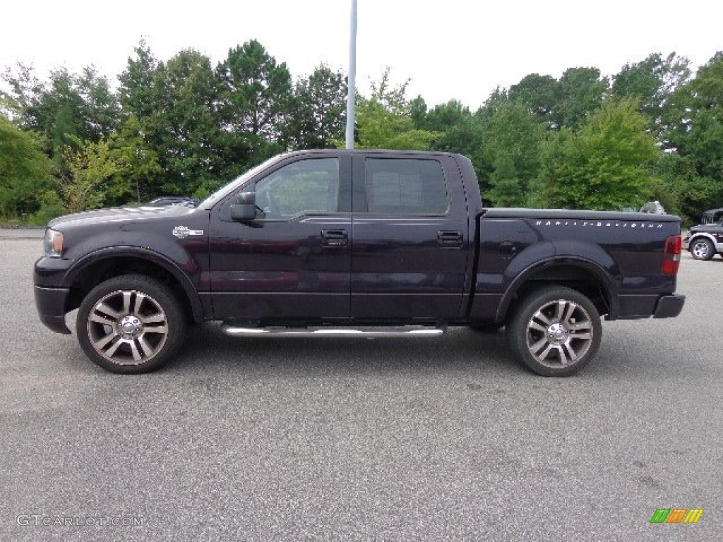 Dark Amethyst 2007 Ford F150 Harley-Davidson SuperCrew 4x4 Exterior Photo #85339061