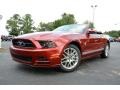 2014 Ruby Red Ford Mustang V6 Premium Convertible  photo #1