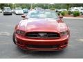 2014 Ruby Red Ford Mustang V6 Premium Convertible  photo #2