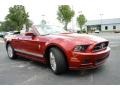 2014 Ruby Red Ford Mustang V6 Premium Convertible  photo #3