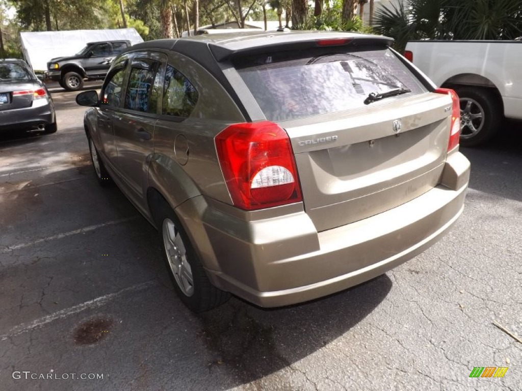2008 Caliber SXT - Light Khaki Metallic / Pastel Pebble Beige photo #6