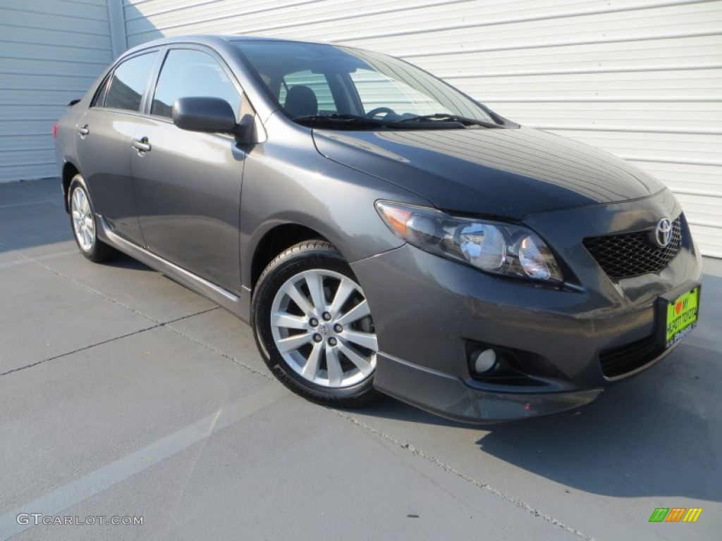 2010 Corolla S - Magnetic Gray Metallic / Dark Charcoal photo #1