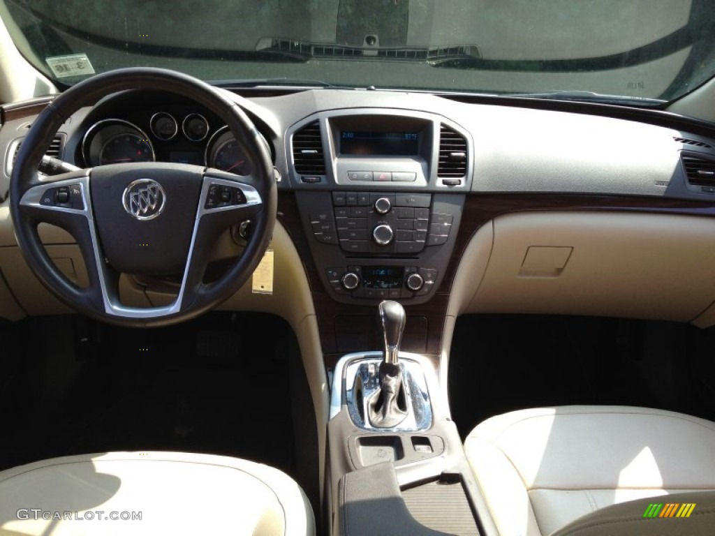 2011 Buick Regal CXL Turbo Cashmere Dashboard Photo #85340318