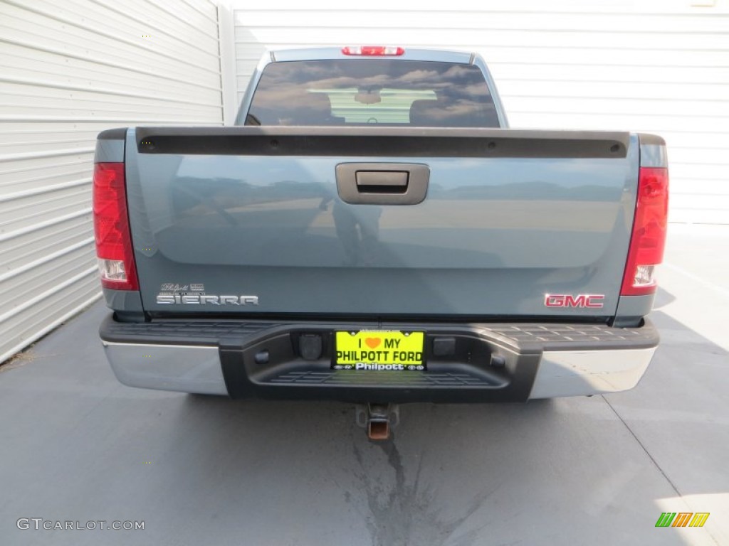 2009 Sierra 1500 SL Crew Cab - Stealth Gray Metallic / Dark Titanium photo #5