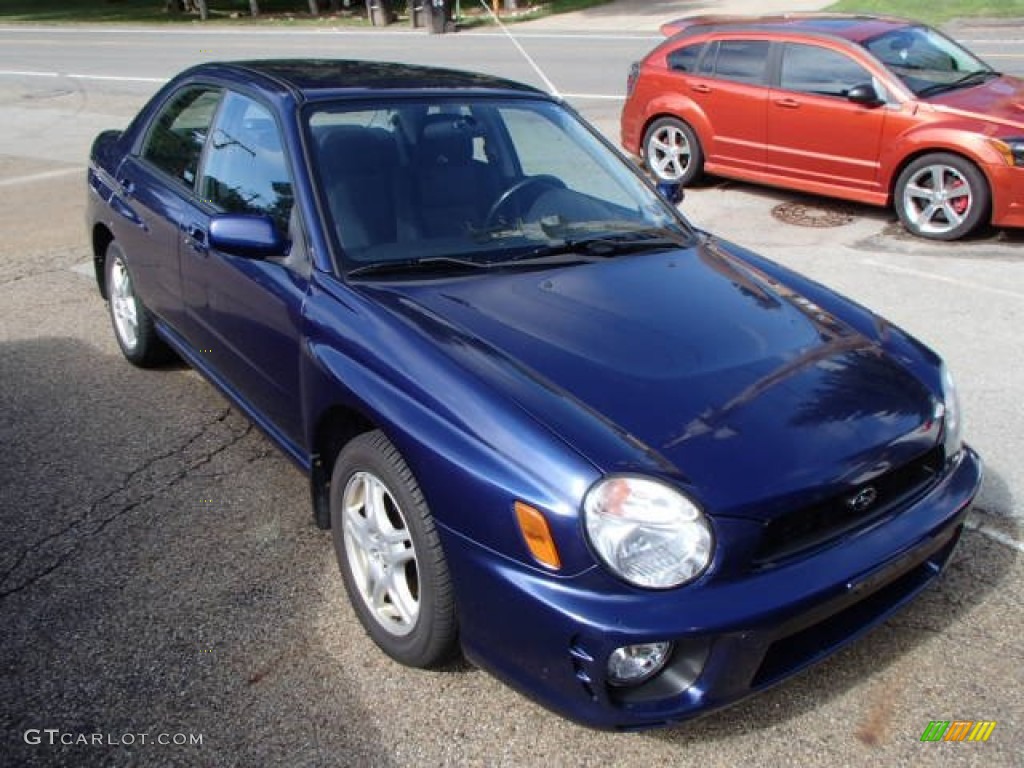 2003 Impreza 2.5 RS Sedan - Blue Ridge Pearl / Gray photo #1