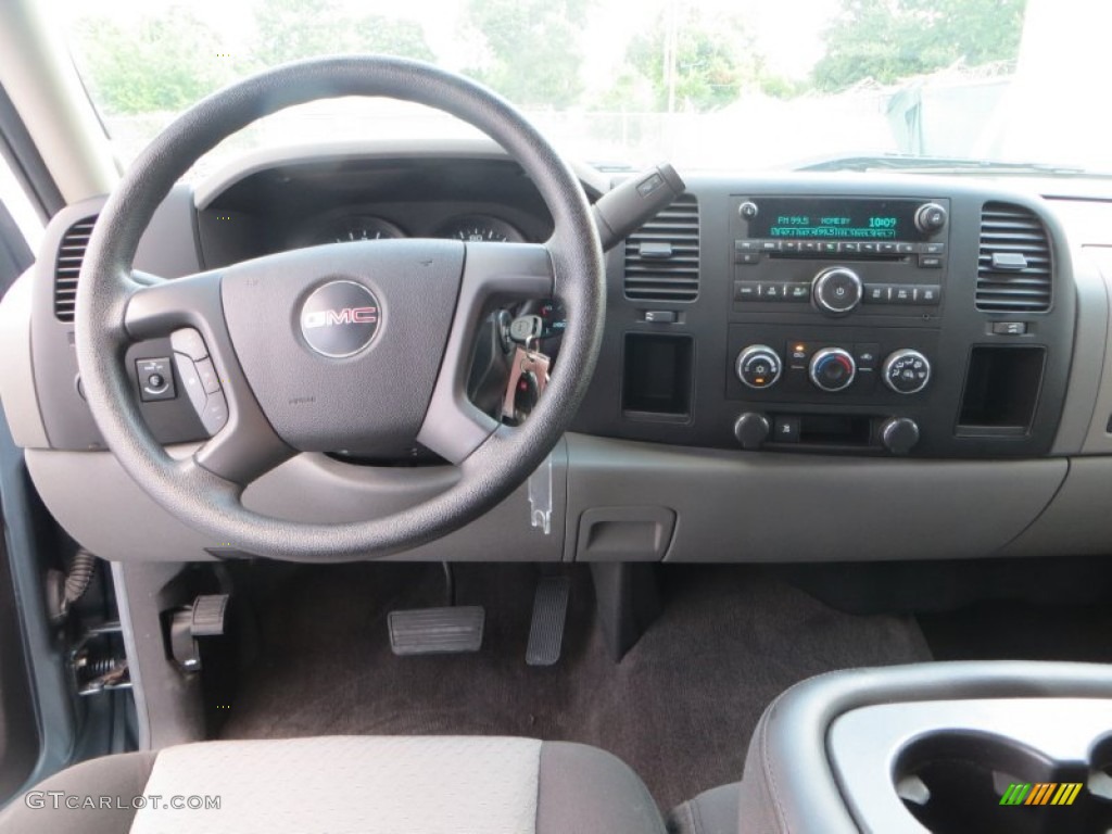 2009 Sierra 1500 SL Crew Cab - Stealth Gray Metallic / Dark Titanium photo #32