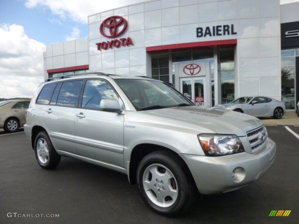 2005 Highlander V6 4WD - Millenium Silver Metallic / Gray photo #1