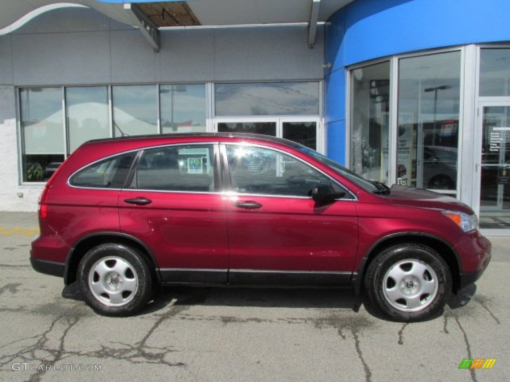 2011 CR-V LX 4WD - Tango Red Pearl / Gray photo #2