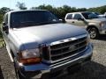 Silver Metallic 2001 Ford F250 Super Duty XLT Super Crew 4x4