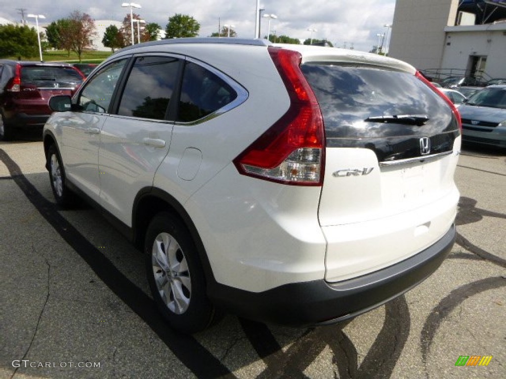 2014 CR-V EX-L AWD - White Diamond Pearl / Beige photo #5