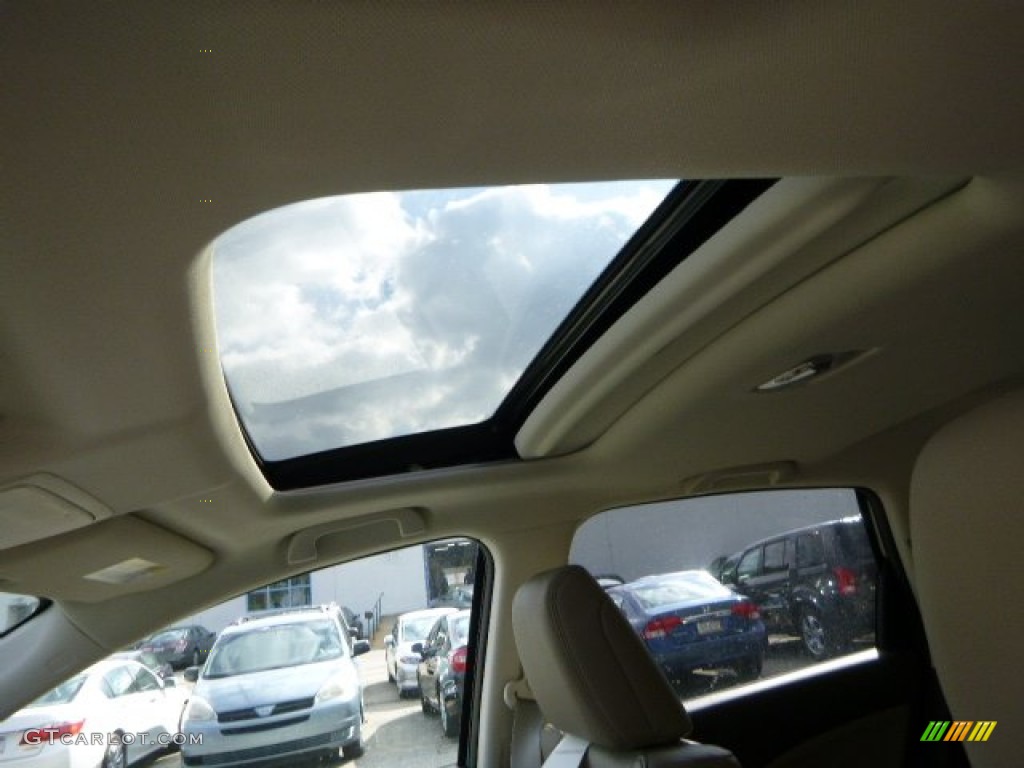 2014 CR-V EX-L AWD - White Diamond Pearl / Beige photo #15