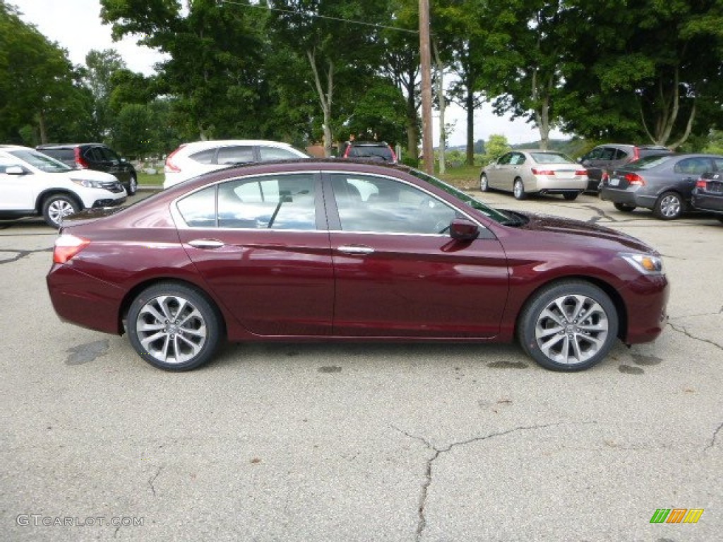 Basque Red Pearl II 2014 Honda Accord Sport Sedan Exterior Photo #85345913