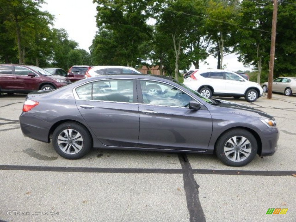 2014 Accord LX Sedan - Modern Steel Metallic / Gray photo #2