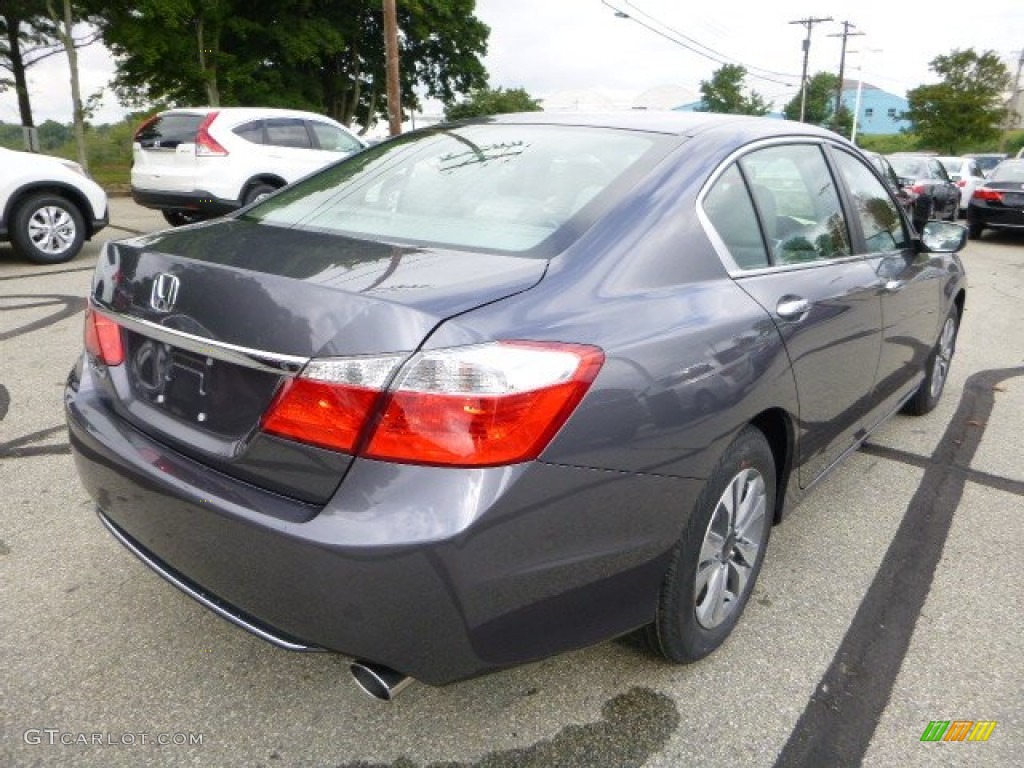2014 Accord LX Sedan - Modern Steel Metallic / Gray photo #3