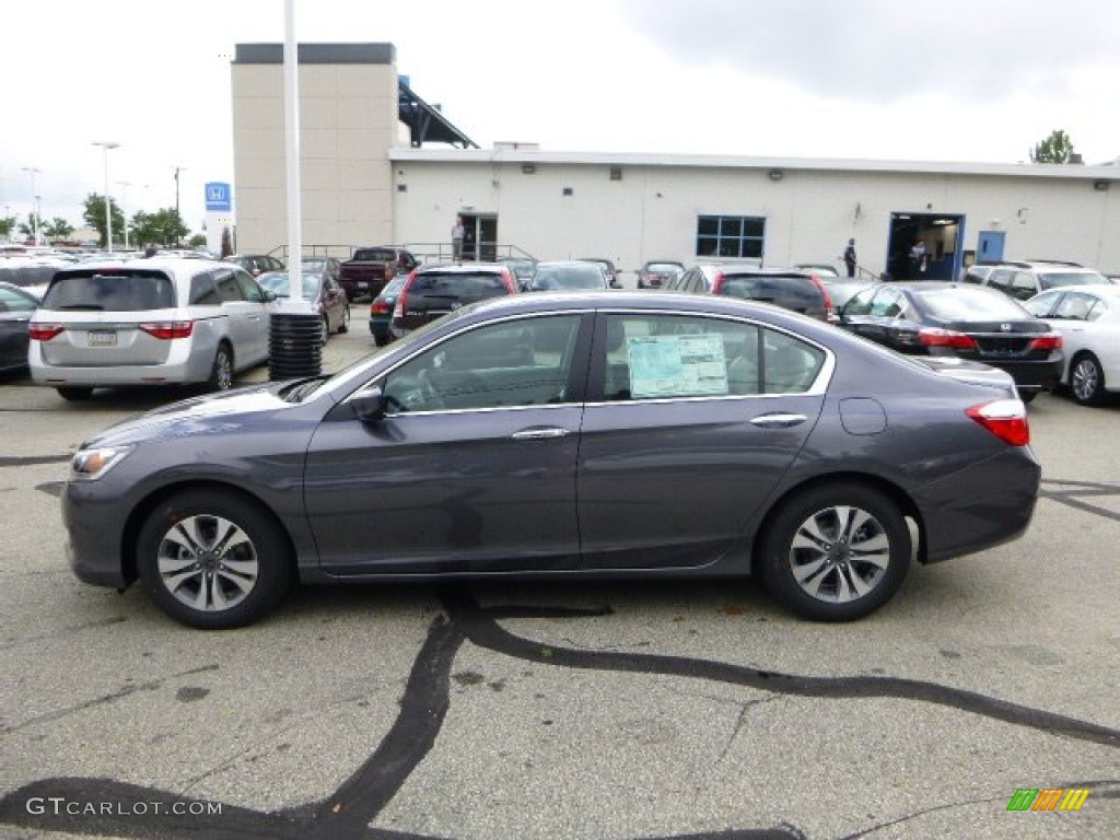 2014 Accord LX Sedan - Modern Steel Metallic / Gray photo #6