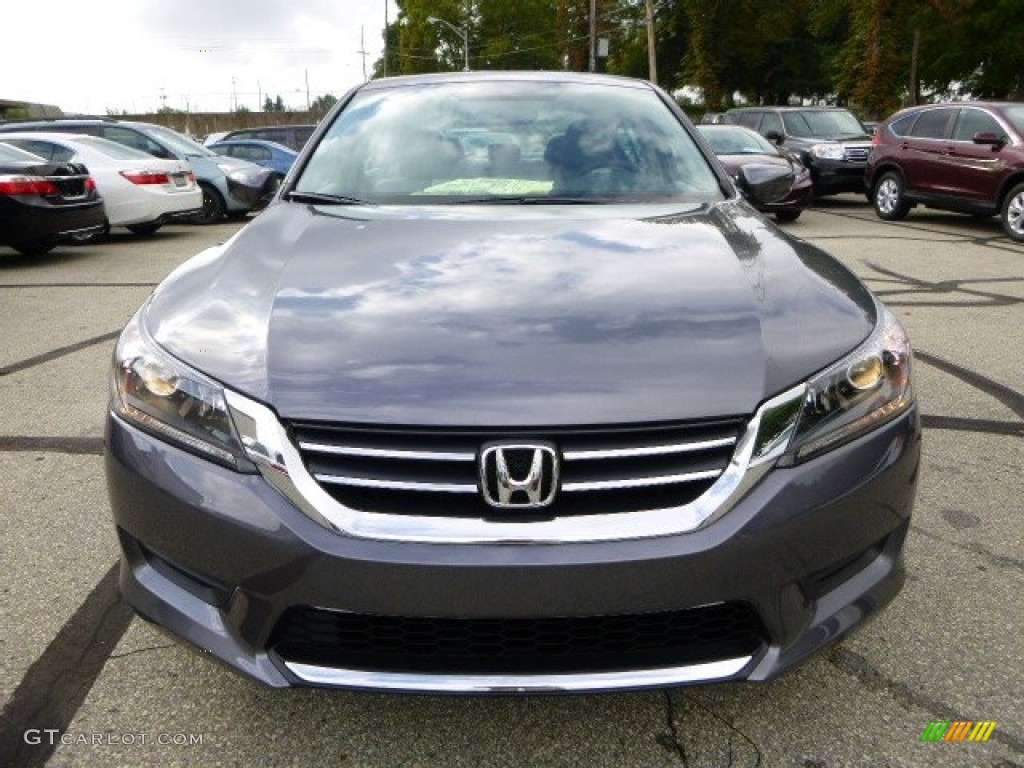 2014 Accord LX Sedan - Modern Steel Metallic / Gray photo #8