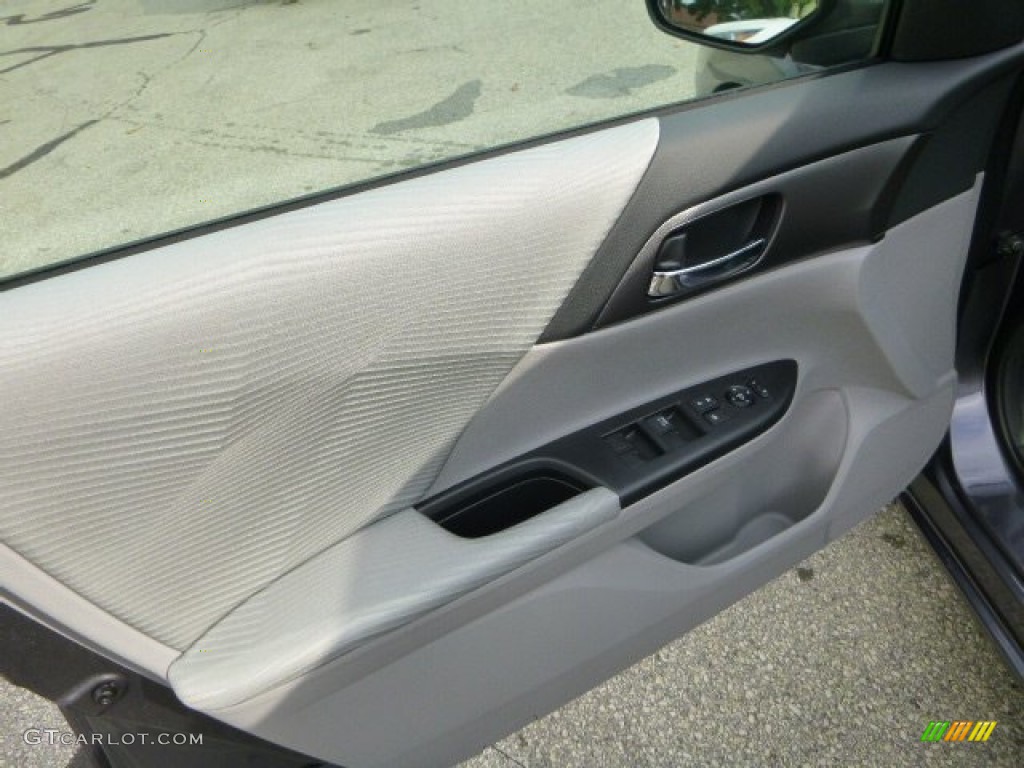 2014 Accord LX Sedan - Modern Steel Metallic / Gray photo #14