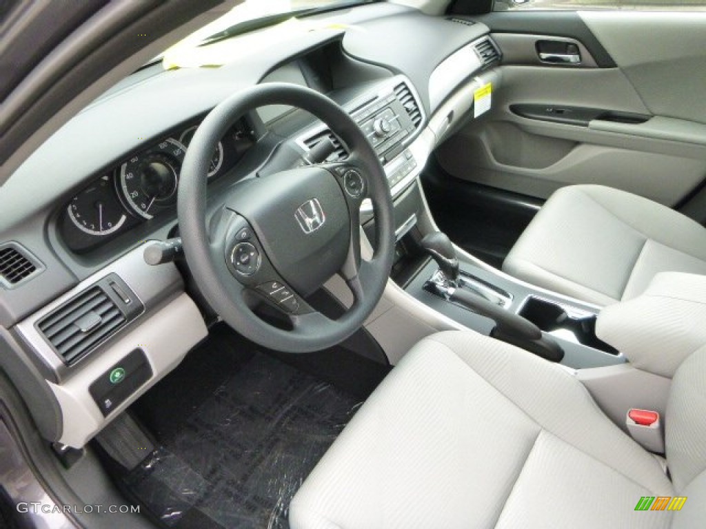 2014 Accord LX Sedan - Modern Steel Metallic / Gray photo #15