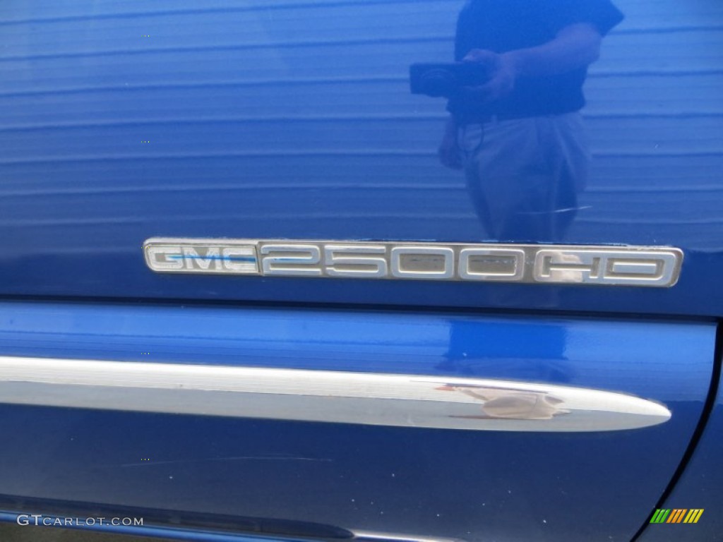 2004 Sierra 2500HD SLT Crew Cab - Marine Blue Metallic / Dark Pewter photo #15