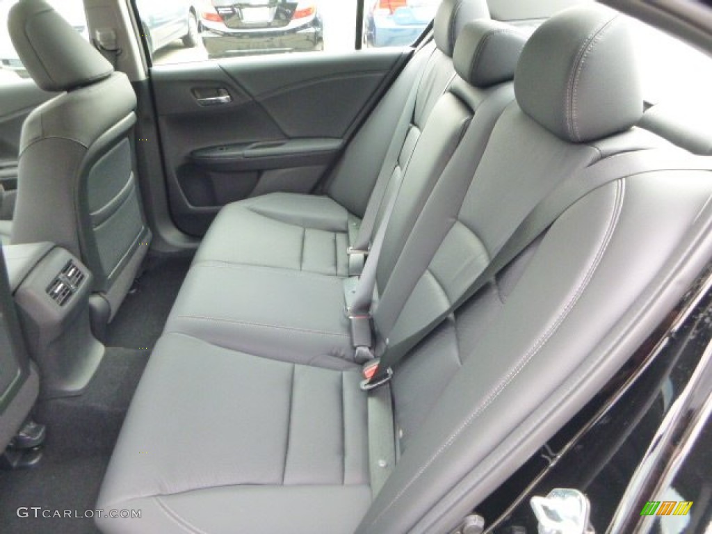 2014 Honda Accord EX-L V6 Sedan Rear Seat Photo #85346837
