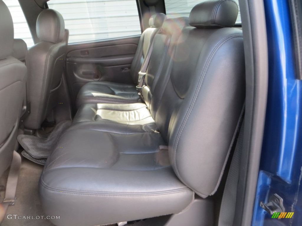 2004 Sierra 2500HD SLT Crew Cab - Marine Blue Metallic / Dark Pewter photo #28