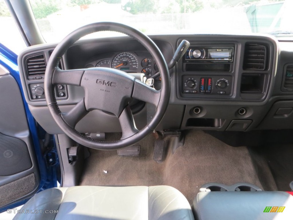2004 Sierra 2500HD SLT Crew Cab - Marine Blue Metallic / Dark Pewter photo #33