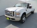 2008 Oxford White Ford F350 Super Duty King Ranch Crew Cab 4x4 Dually  photo #8