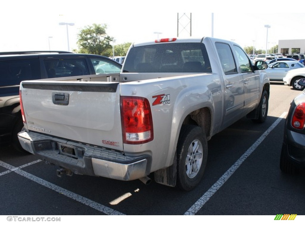 2008 Sierra 1500 SLT Crew Cab 4x4 - Silver Birch Metallic / Ebony photo #2