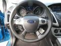 Charcoal Black Steering Wheel Photo for 2014 Ford Focus #85348916