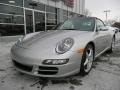 Arctic Silver Metallic - 911 Carrera Cabriolet Photo No. 1