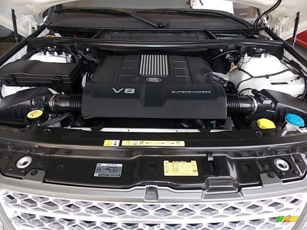 2010 Land Rover Range Rover Supercharged 5.0 Liter Supercharged GDI DOHC 32-Valve DIVCT V8 Engine Photo #85349186