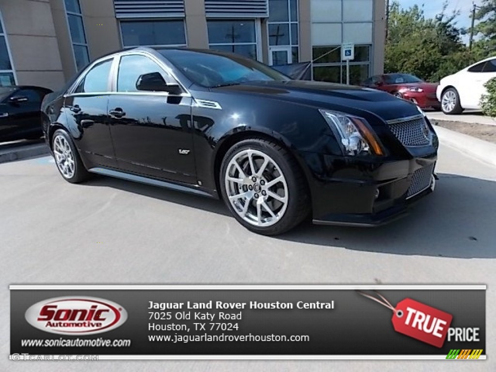 2009 CTS -V Sedan - Black Raven / Ebony photo #1