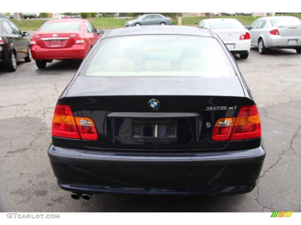 2003 3 Series 325xi Sedan - Orient Blue Metallic / Sand photo #7