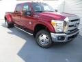 Ruby Red Metallic 2014 Ford F350 Super Duty Lariat Crew Cab 4x4 Dually Exterior