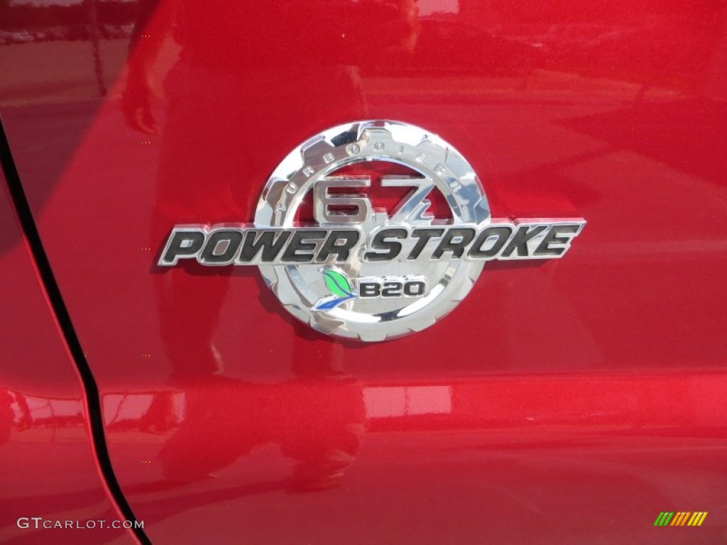 2014 Ford F350 Super Duty Lariat Crew Cab 4x4 Dually Marks and Logos Photo #85350577