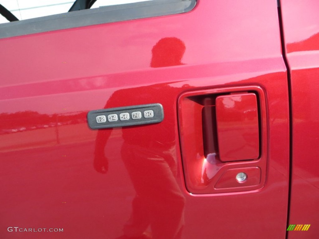 2014 F350 Super Duty Lariat Crew Cab 4x4 Dually - Ruby Red Metallic / Black photo #16