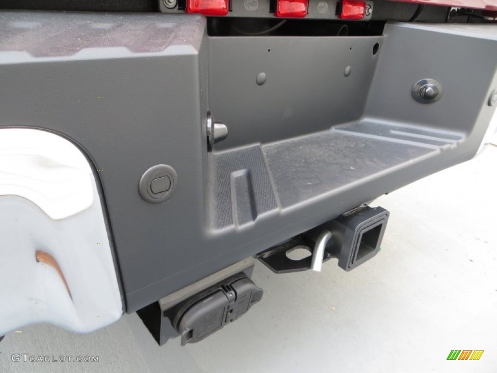 2014 F350 Super Duty Lariat Crew Cab 4x4 Dually - Ruby Red Metallic / Black photo #20