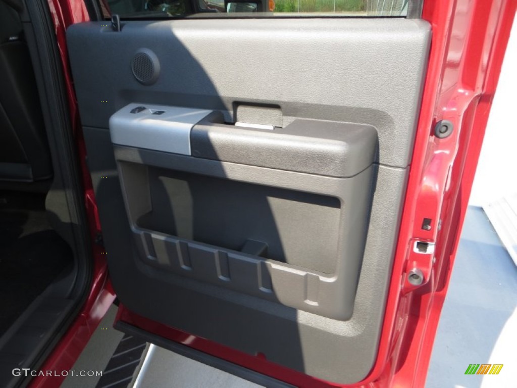 2014 F350 Super Duty Lariat Crew Cab 4x4 Dually - Ruby Red Metallic / Black photo #25