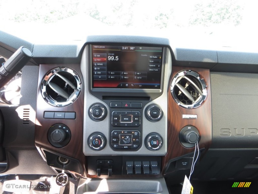 2014 Ford F350 Super Duty Lariat Crew Cab 4x4 Dually Controls Photo #85350817