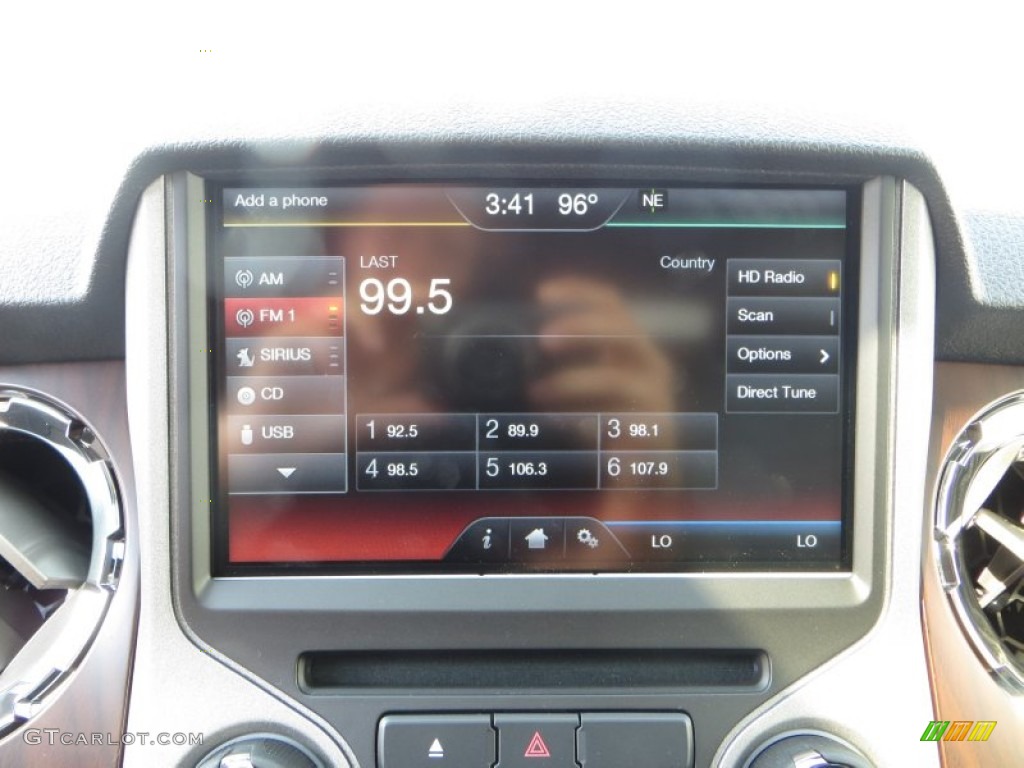 2014 Ford F350 Super Duty Lariat Crew Cab 4x4 Dually Audio System Photos