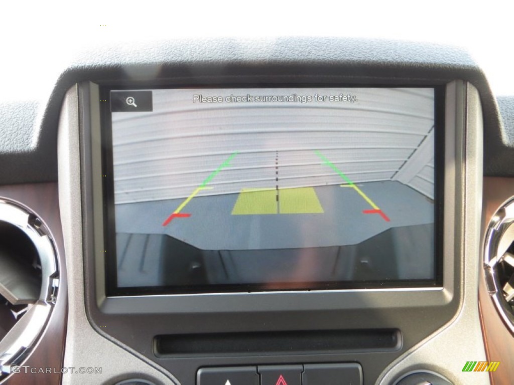 2014 F350 Super Duty Lariat Crew Cab 4x4 Dually - Ruby Red Metallic / Black photo #35