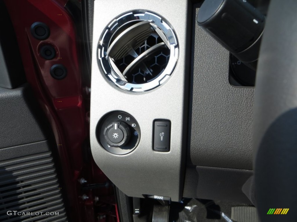 2014 F350 Super Duty Lariat Crew Cab 4x4 Dually - Ruby Red Metallic / Black photo #42